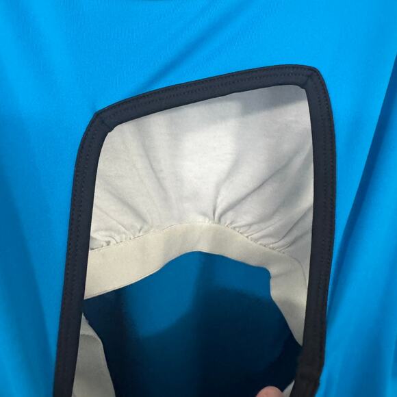 Fila Sport Women's Size Large Blue Compression Activewear Top Built in Bra Tank - Picture 5 of 5